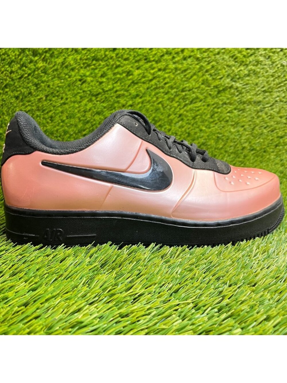 Nike Air Force 1 Foamposite Pro Mens Size 8.5 Pink Black Athletic Shoes Sneakers